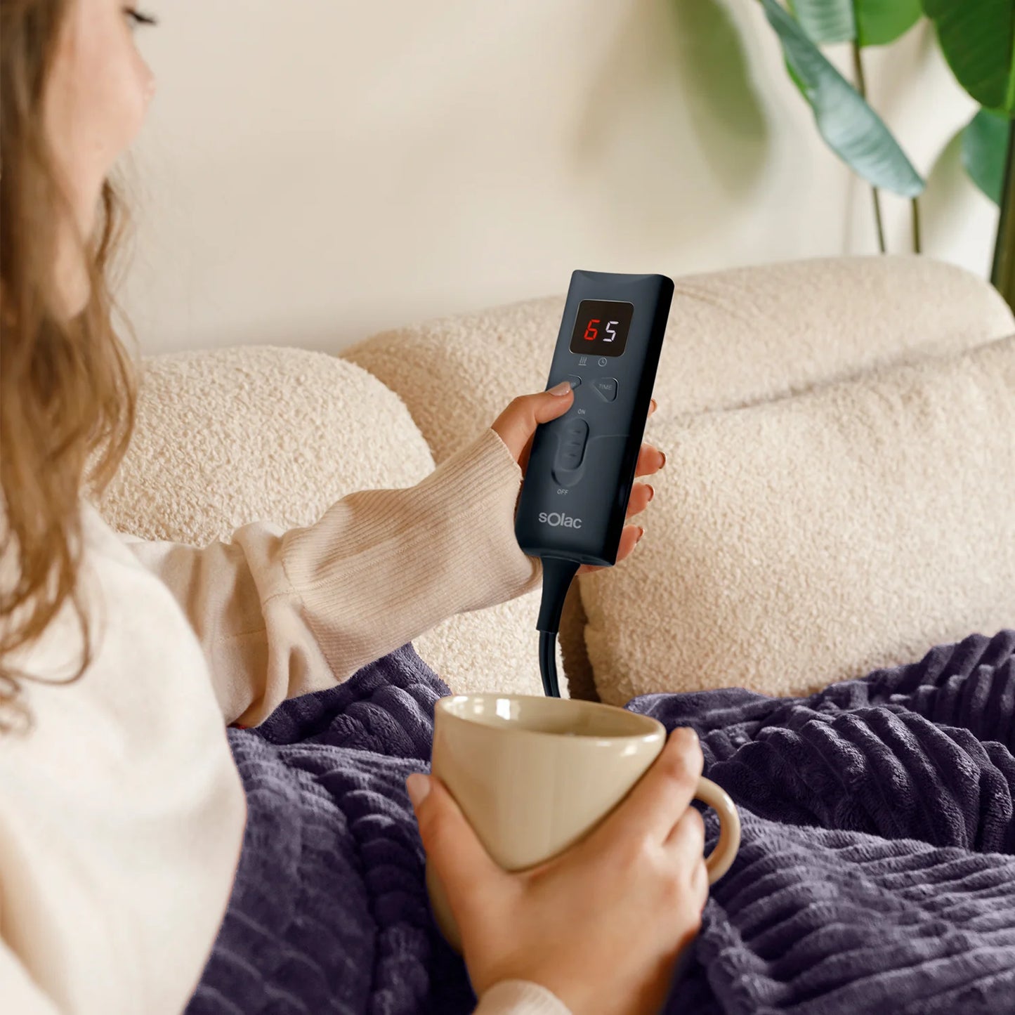 ThermaLuxe™ CashmereTouch Heated Blanket